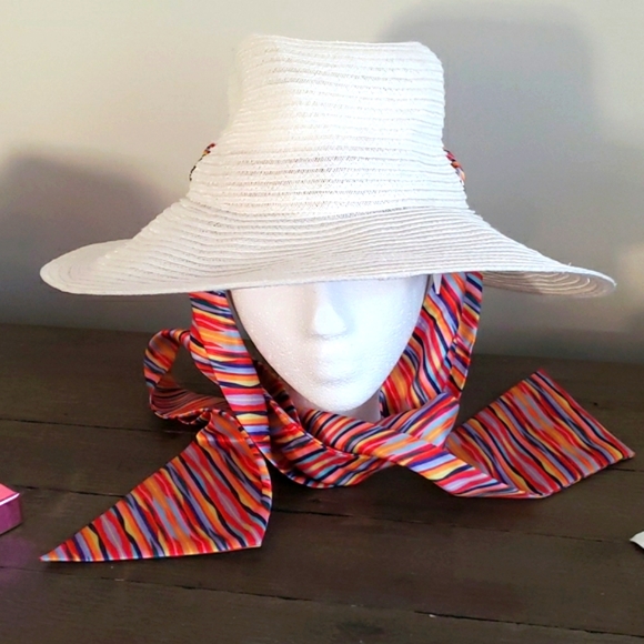 Eugenia Kim Women's Emmanuelle Fedora Hat with Scarf Tie NWT - Picture 3 of 8